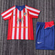 2004/05 Atletico Madrid Home Short Sleeve Retro Kids Jersey