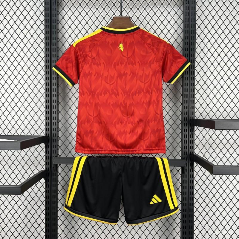 2026 Belgium Home World Cup Kit Kids Size
