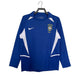 2002 Brazil Long Sleeve Away Shirt