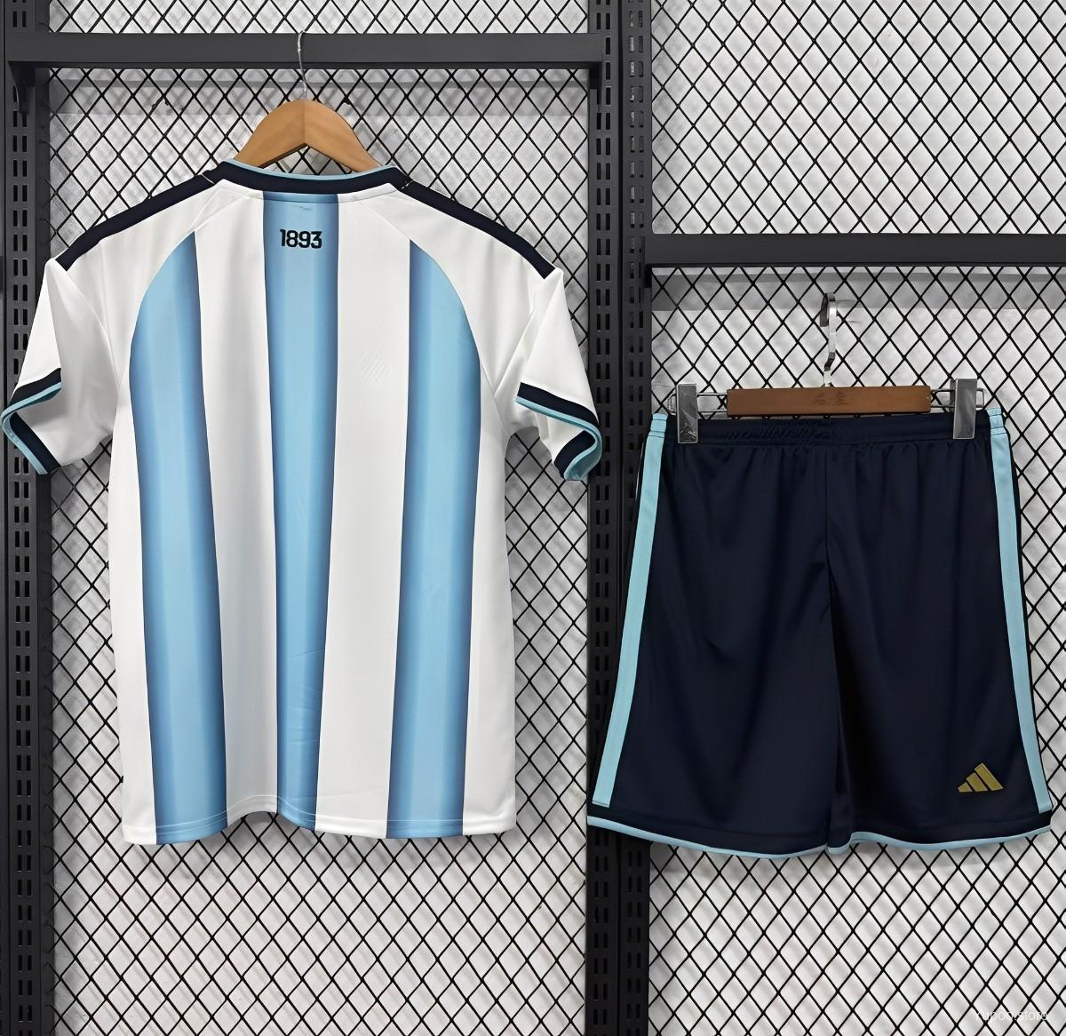 2026 Argentina Home World Cup Kit Kids Size