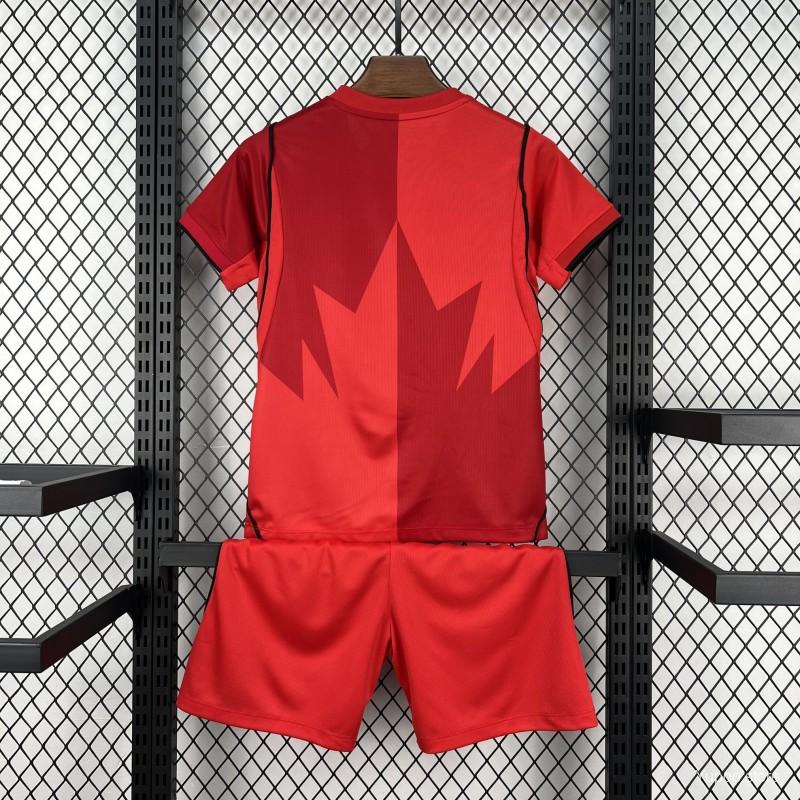 2026 Canada Home World Cup Kit Kids Size