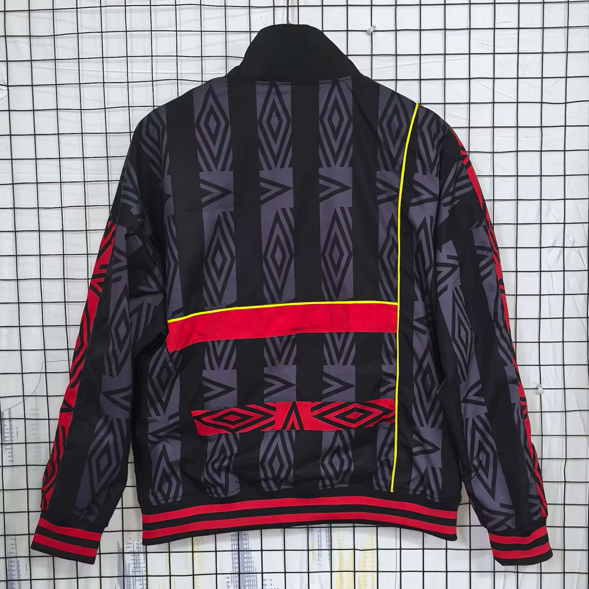 93/95 Manchester United Black Red Windbreaker