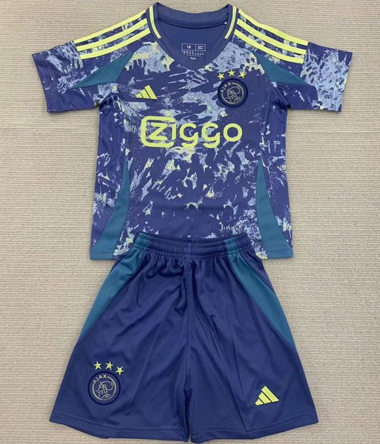 2024/25 Ajax Away Short Sleeve Kids Jersey