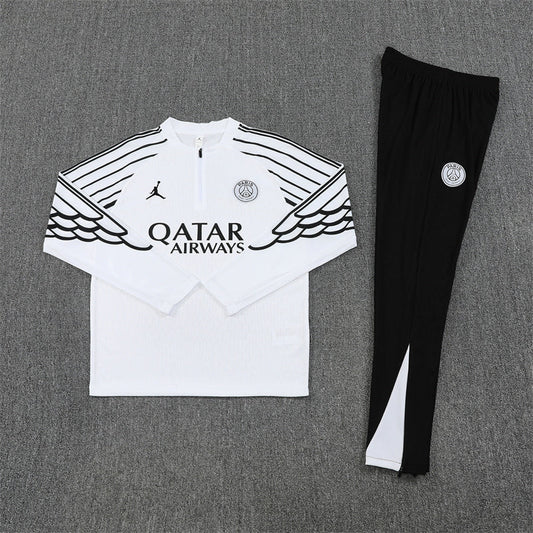 PSG White and Black Tracksuit