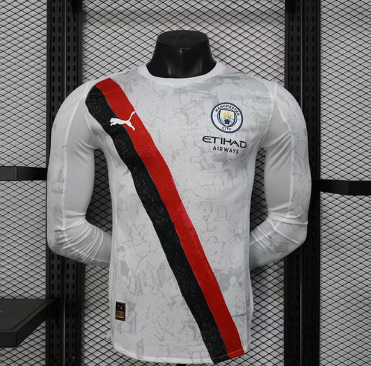 2025-26 Manchester City Away Long Sleeve Kit