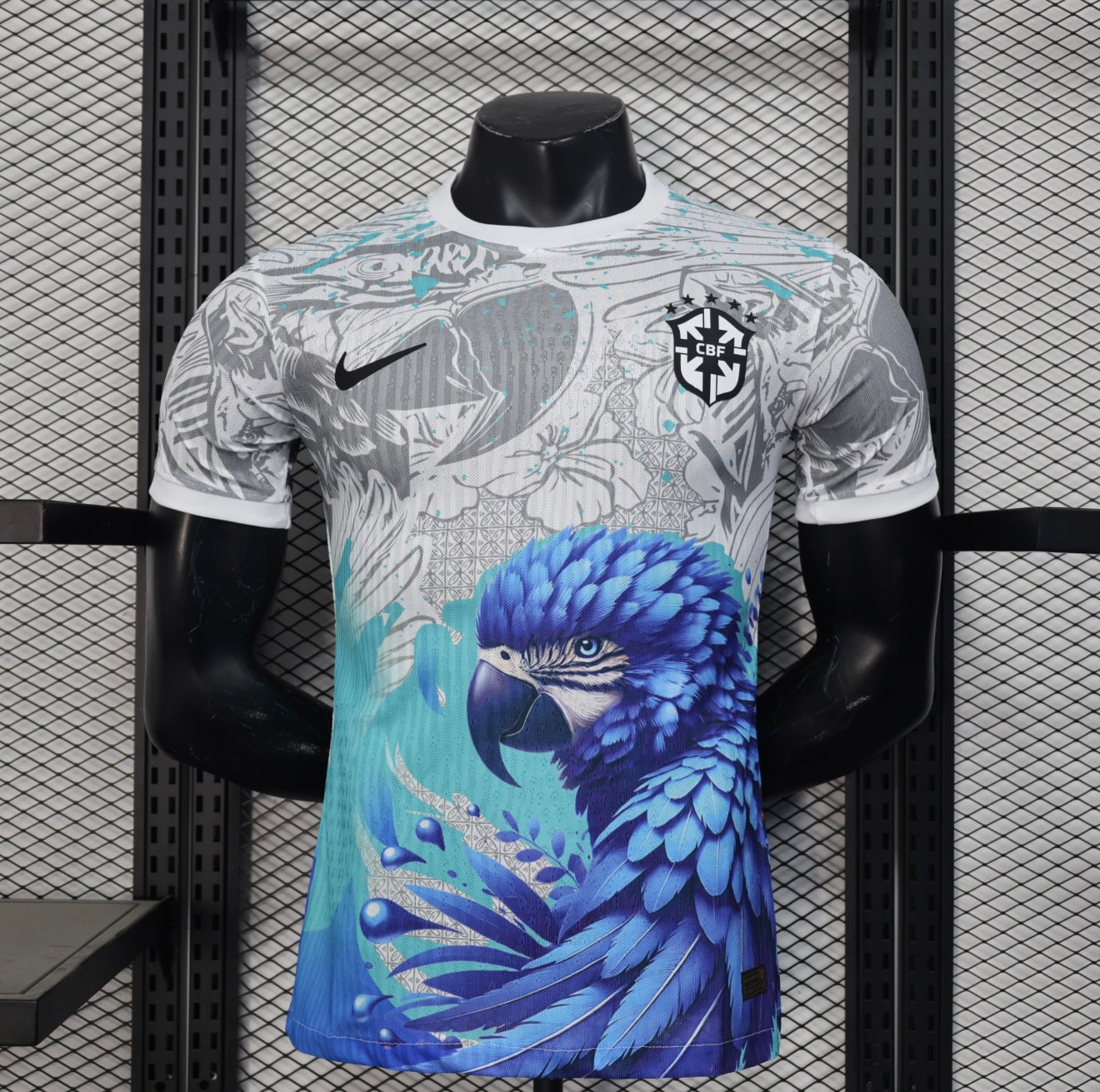2025-26 Brazil Special Edition White & Blue Parrot