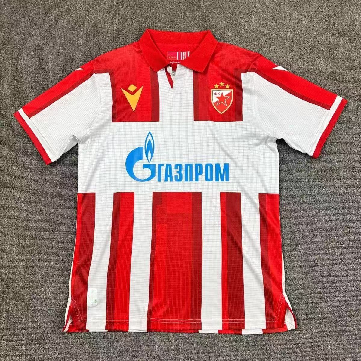 2025-26 Macron Red Star Belgrade Home Kit