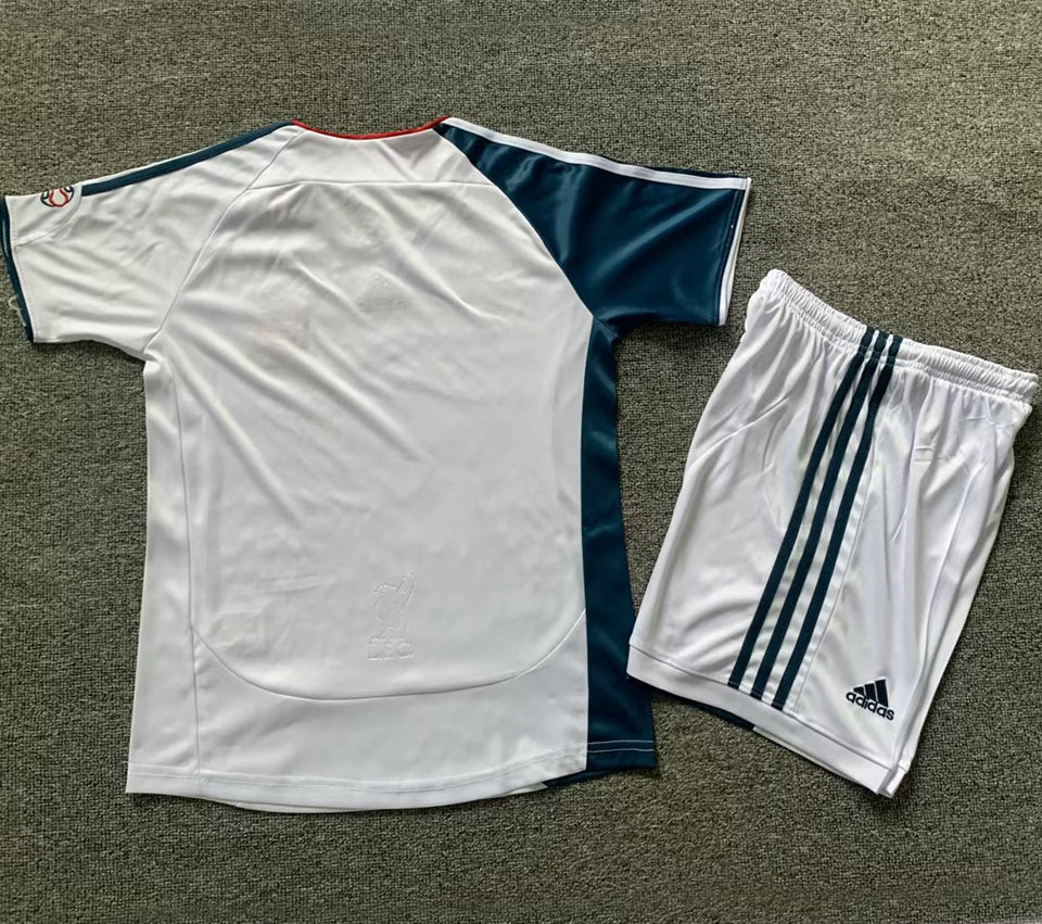 2006/08 Liverpool Away Short Sleeve Retro Kids Jersey