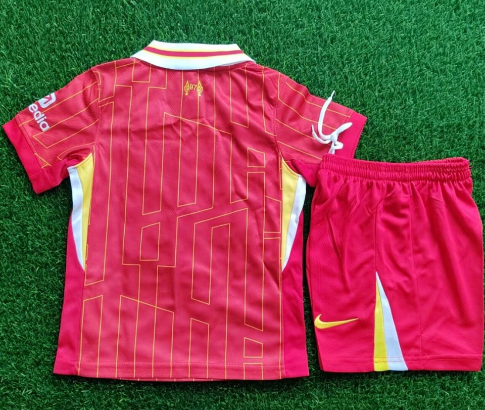 2024/25 Liverpool Home Short Sleeve Kids Jersey