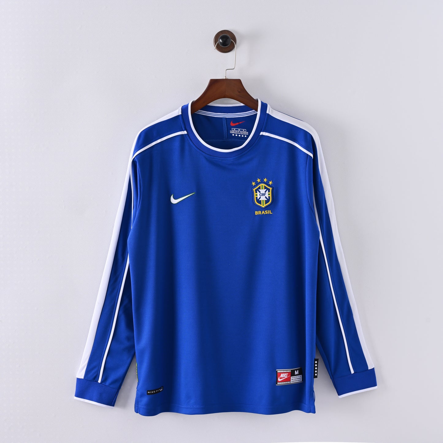 1998 Brazil Long Sleeve Away Shirt