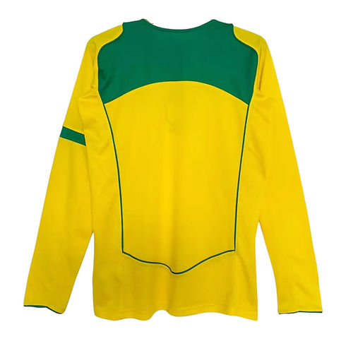 2004 Brazil Long Sleeve Home Shirt
