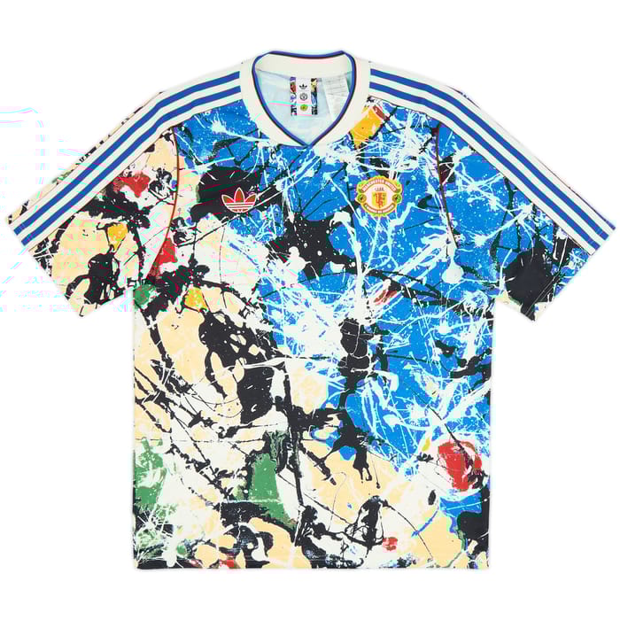 2025-26 Manchester United x adidas Stone Roses Kit Blue