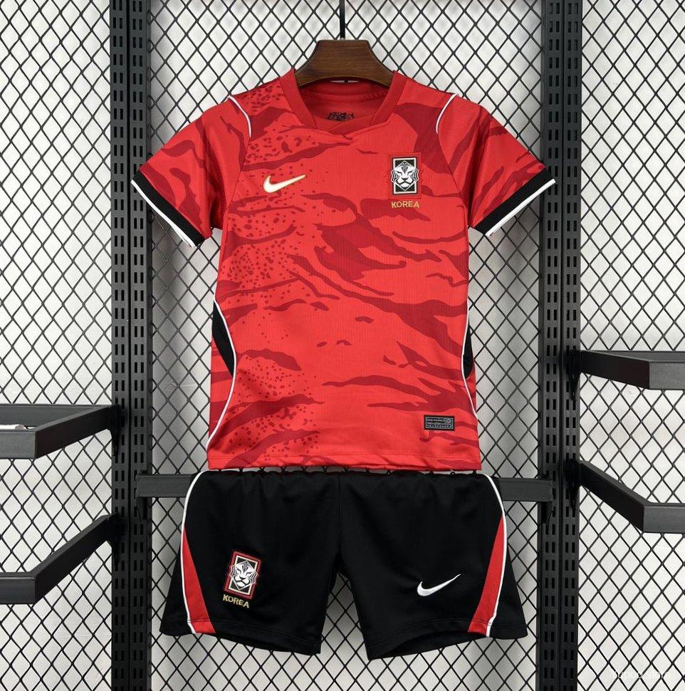 2026 South Korea Home World Cup Kit Kids Size