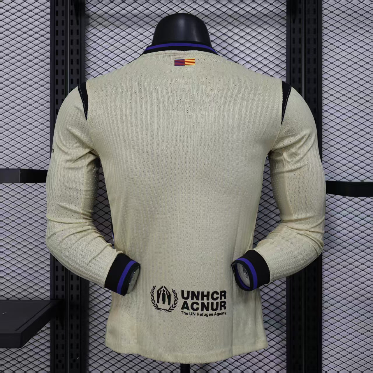 2025-26 FC Barcelona Away Kit Long Sleeve