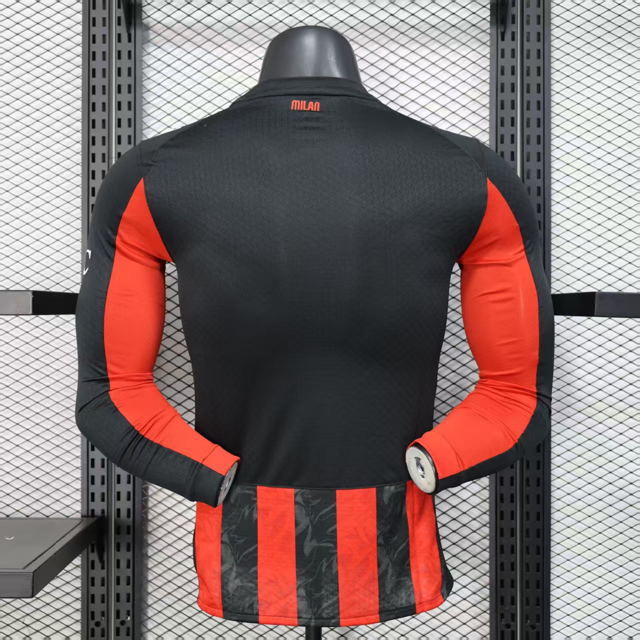 2025-26 AC Milan Home Kit Long Sleeve