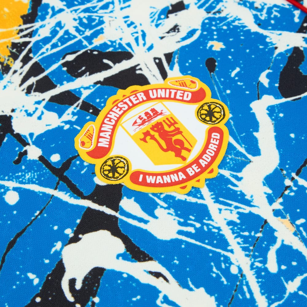 2025-26 Manchester United x adidas Stone Roses Kit Blue