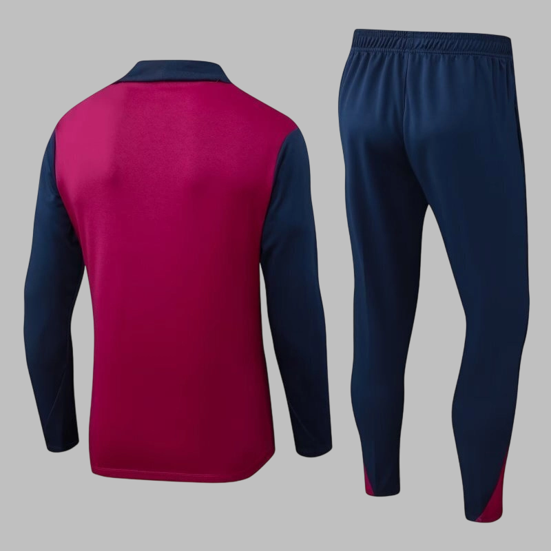 2025-26 Barcelona Quarter Zip Training suit/tracksuit 4