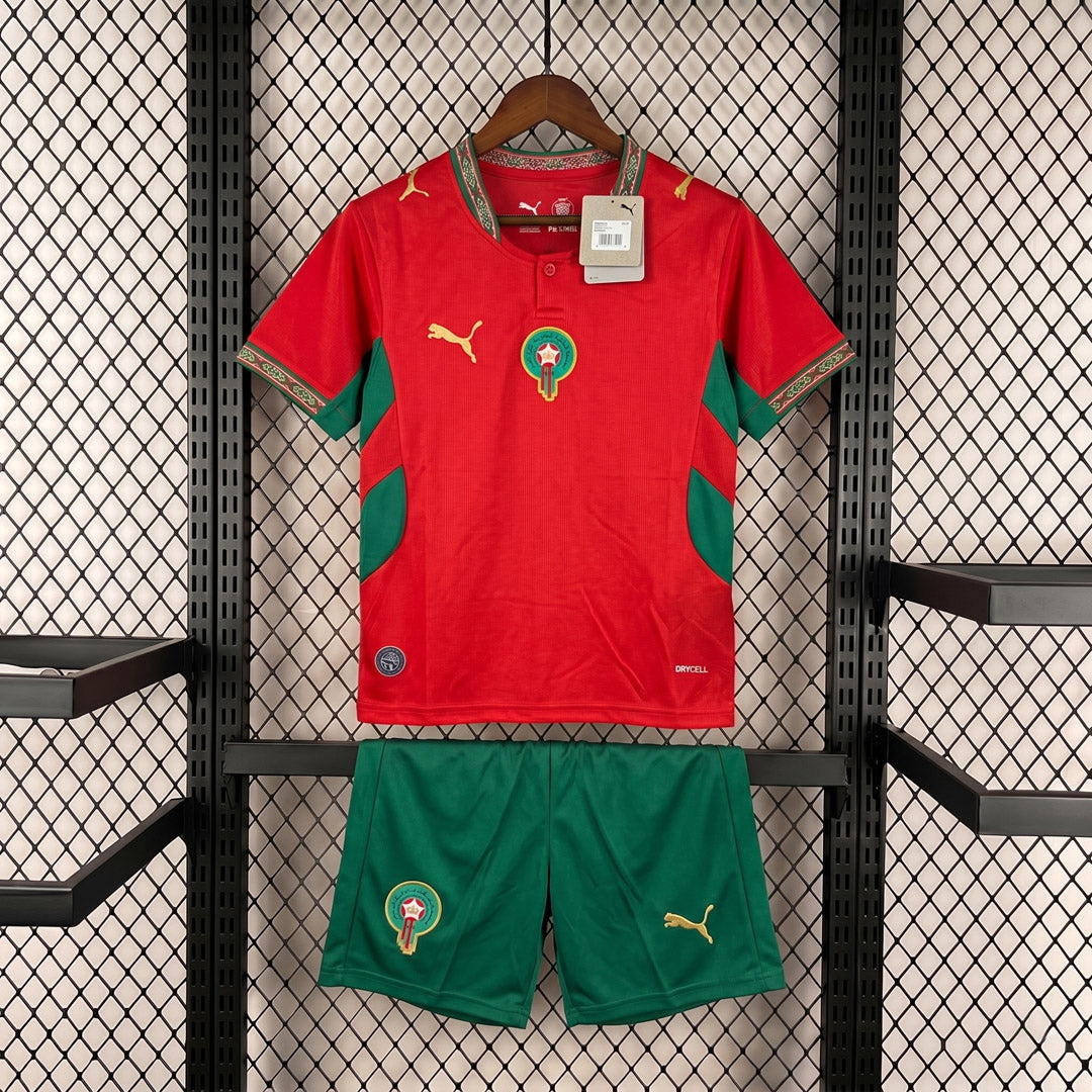 2026 Morocco Home World Cup Kit Kids Size