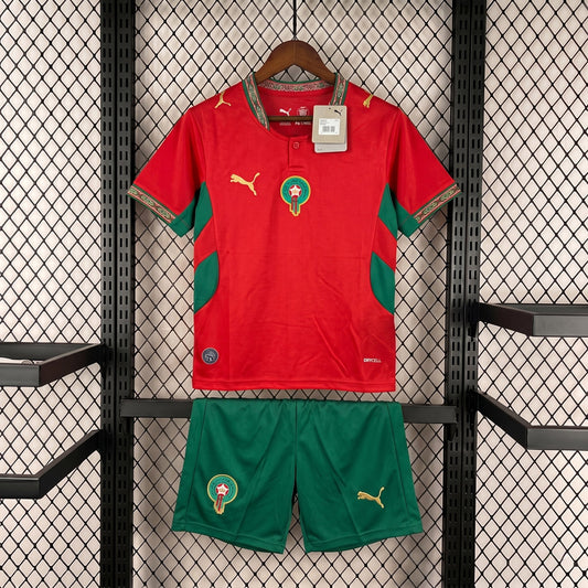 2026 Morocco Home World Cup Kit Kids Size
