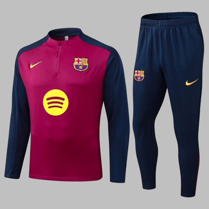 2025-26 Barcelona Quarter Zip Training suit/tracksuit 4