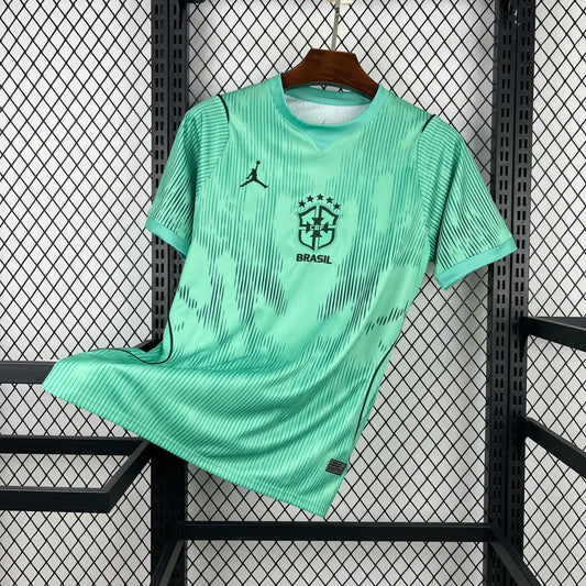 2026 Brazil Goalkeeper Kit (Brazil Mintwave)