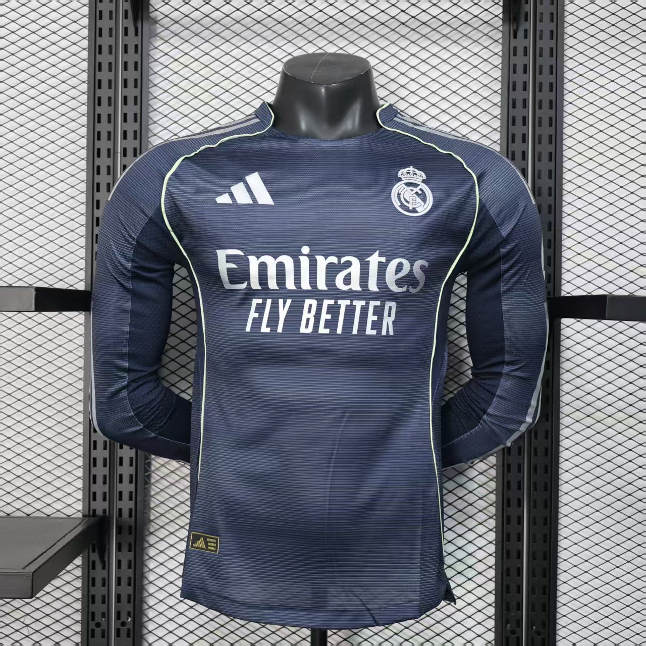 2025-26 Real Madrid CF Away Kit Long Sleeve