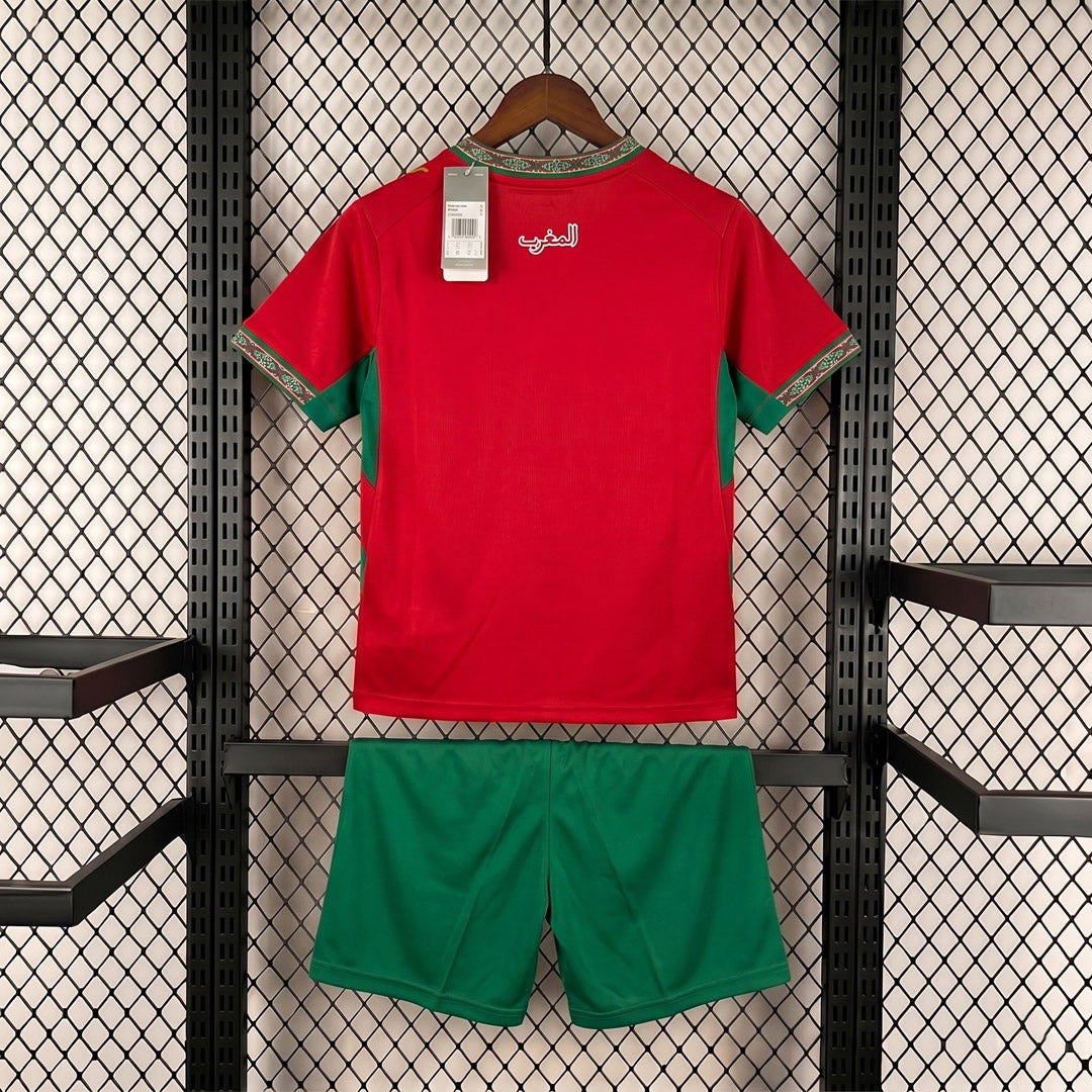 2026 Morocco Home World Cup Kit Kids Size