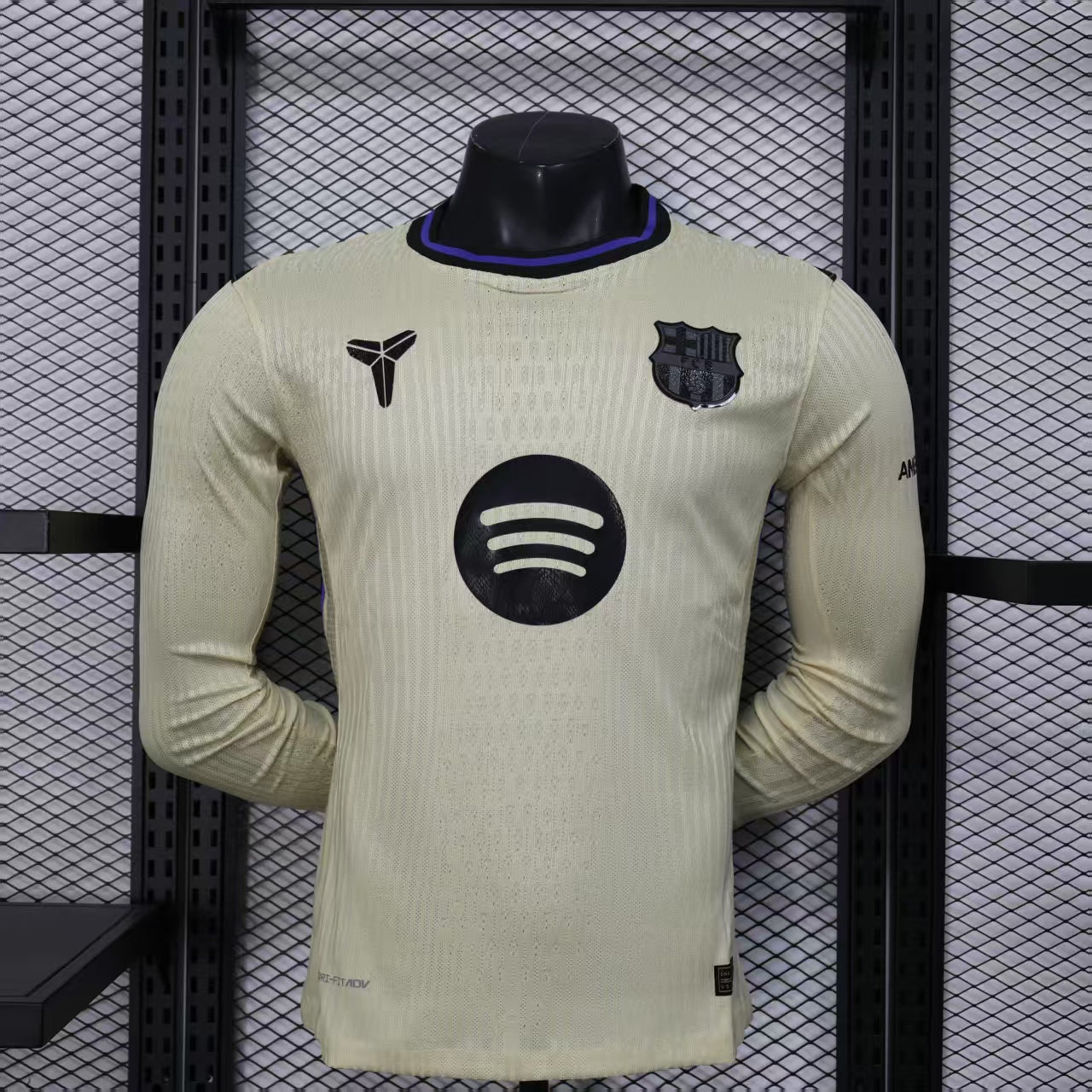 2025-26 FC Barcelona Away Kit Long Sleeve