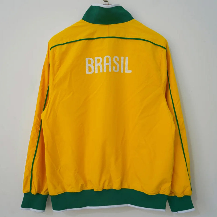10/11 Brazil Home Yellow Green Windbreaker
