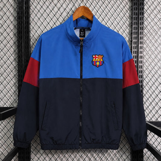 84/89 Barcelona Dark Blue Windbreaker