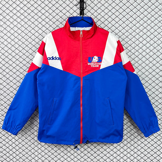 1994 USA Blue Red Windbreaker