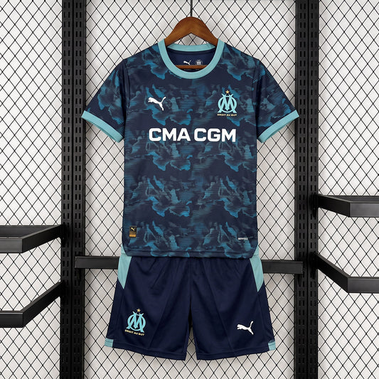 26/27 Olympique Marseille Away Kit Kids