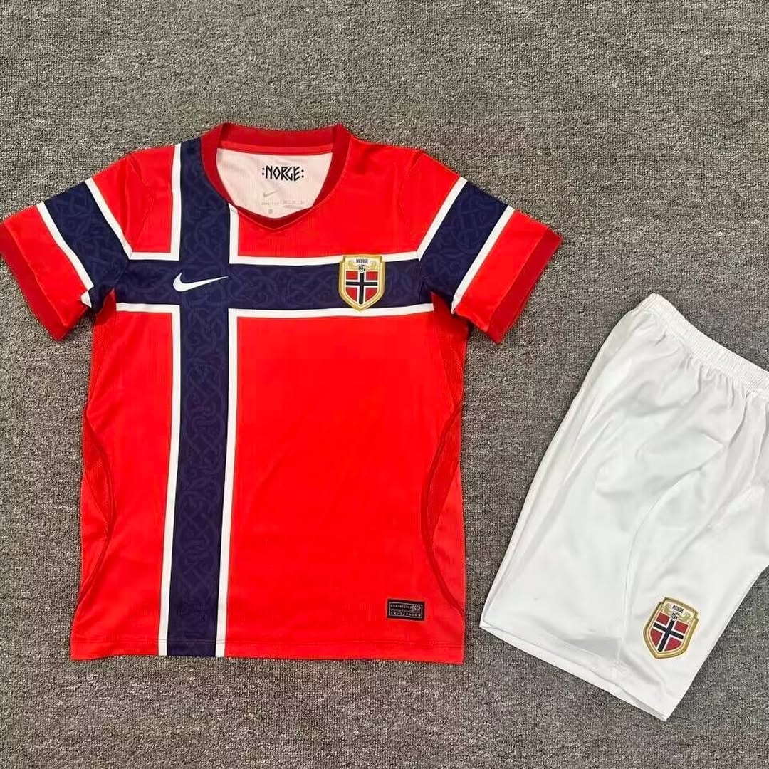 2026 Norway Home World Cup Kit Kids Size