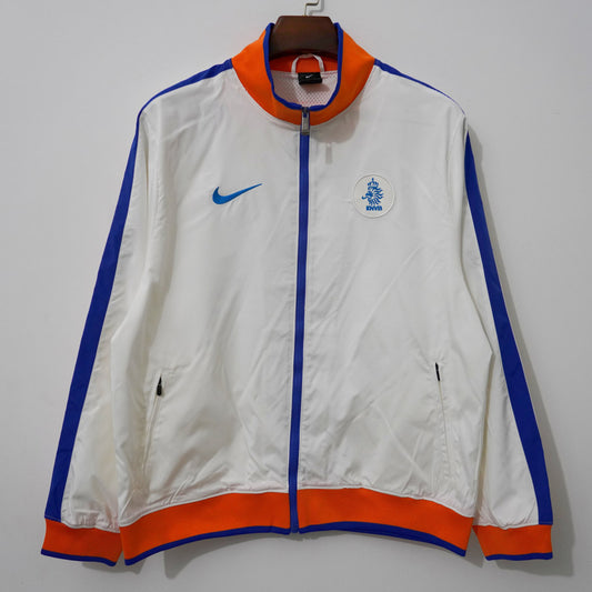 2010 Netherlands White Windbreaker