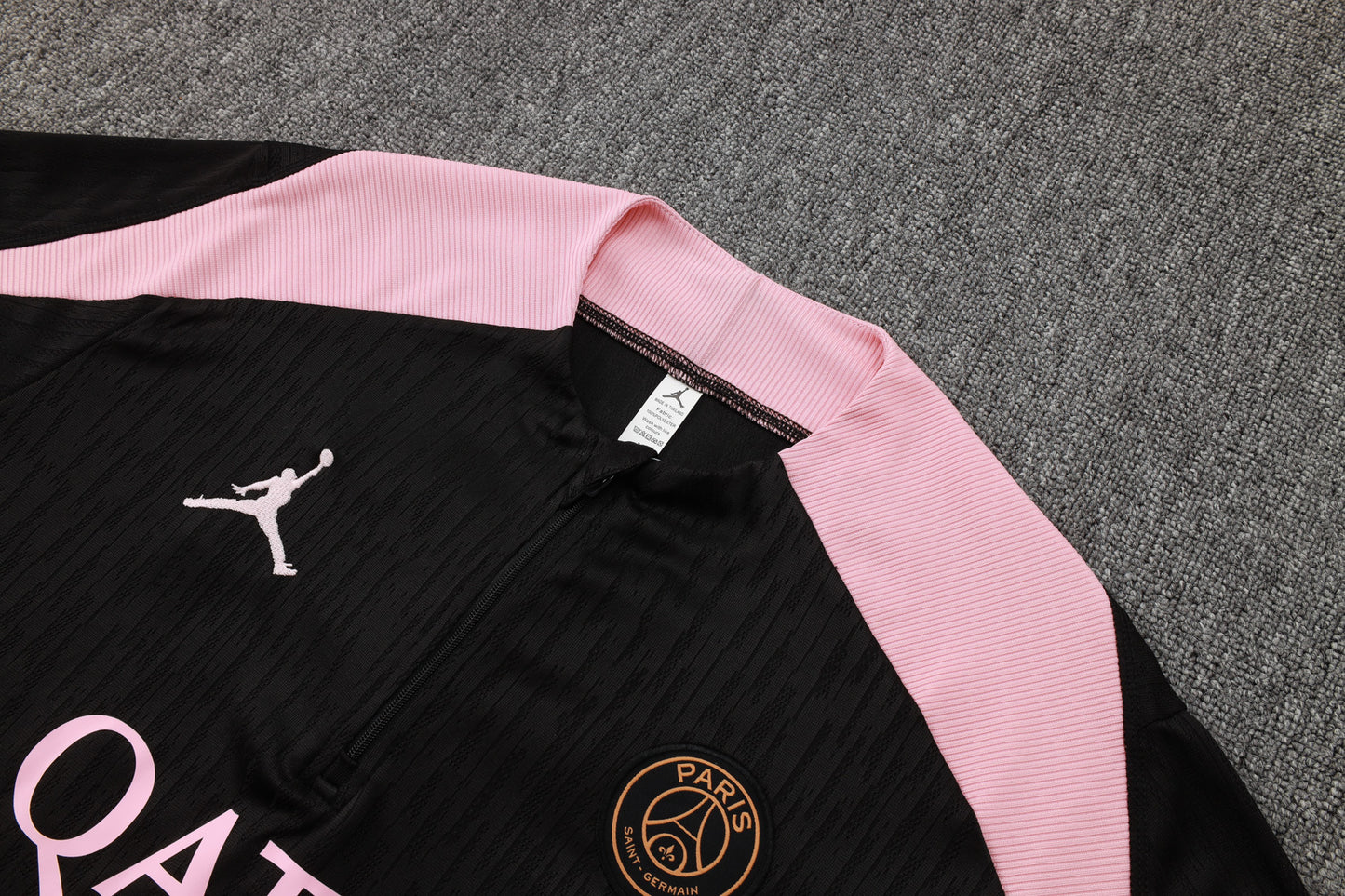 PSG Paris Saint Germain Black and Pink Tracksuit