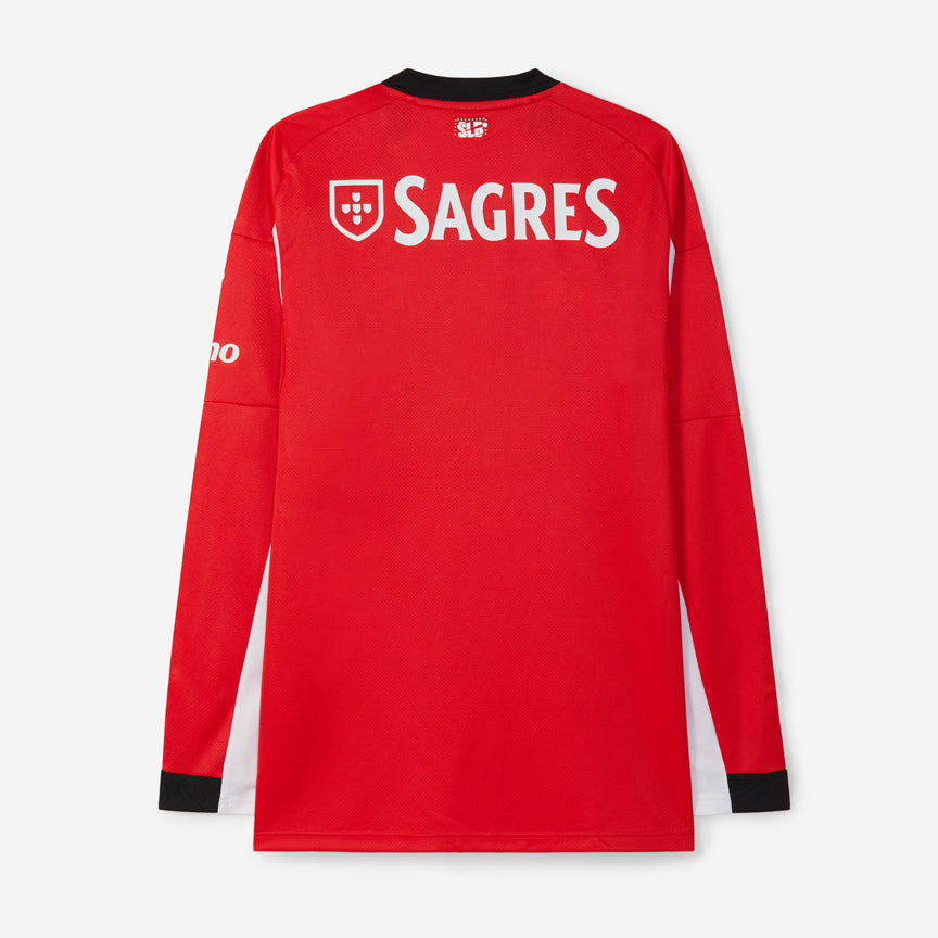 2025-26 SL Benfica Home Kit Long Sleeve