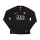 2007-08 Manchester United Away Kit Long Sleeve