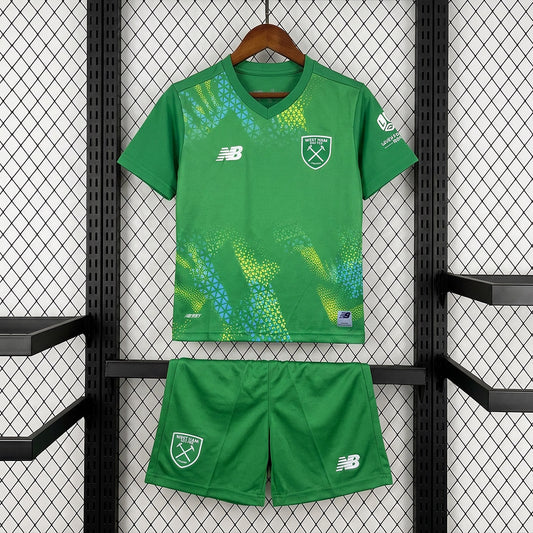 26/27 West Ham United Goalkeeper Home Kids Kit